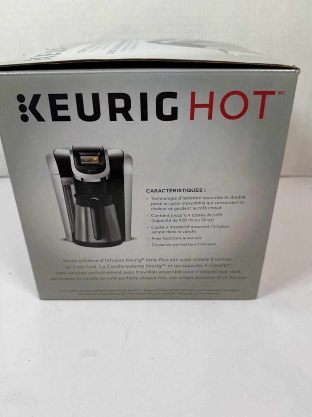 Keurig 2.0 Thermal Carafe 32oz Stainless Steel K-Carafe Reusable Pod Set - Picture 2 of 4